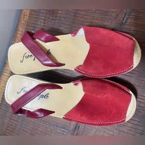 Free People wedge heel sandal.